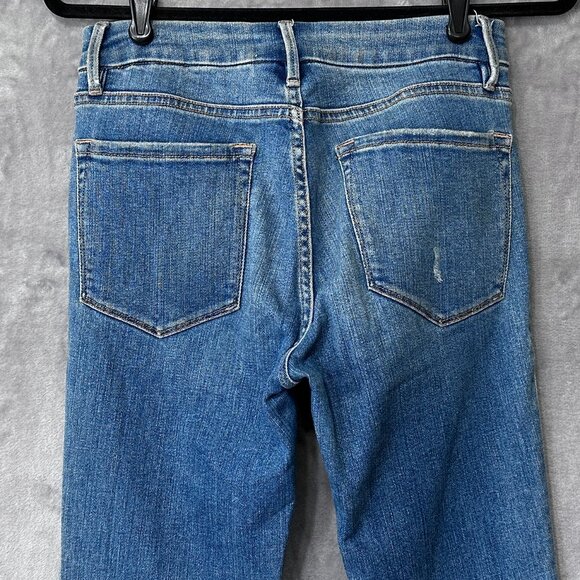 FRAME Le Crop Mini Boot Jeans Size 27 in Lake Shore - Picture 10 of 10